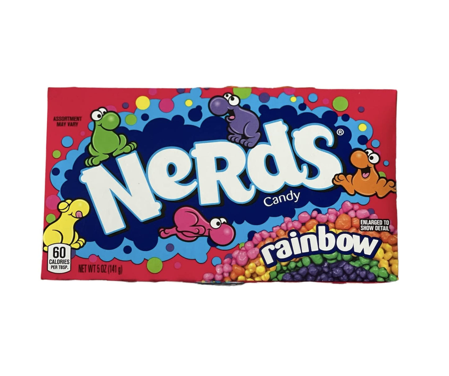 Nerds candy Rainbow & Grapes-strawberry (Pack of 2 variants) Imported. - "Rainbow & Grape-Strawberry Nerds!"