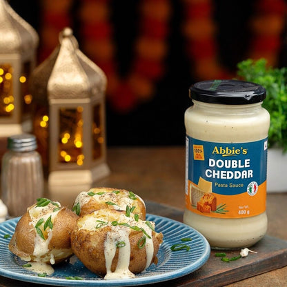 Abbie's White Double Cheddar Pasta Sauce, 400g - Double the Cheddar Goodness!