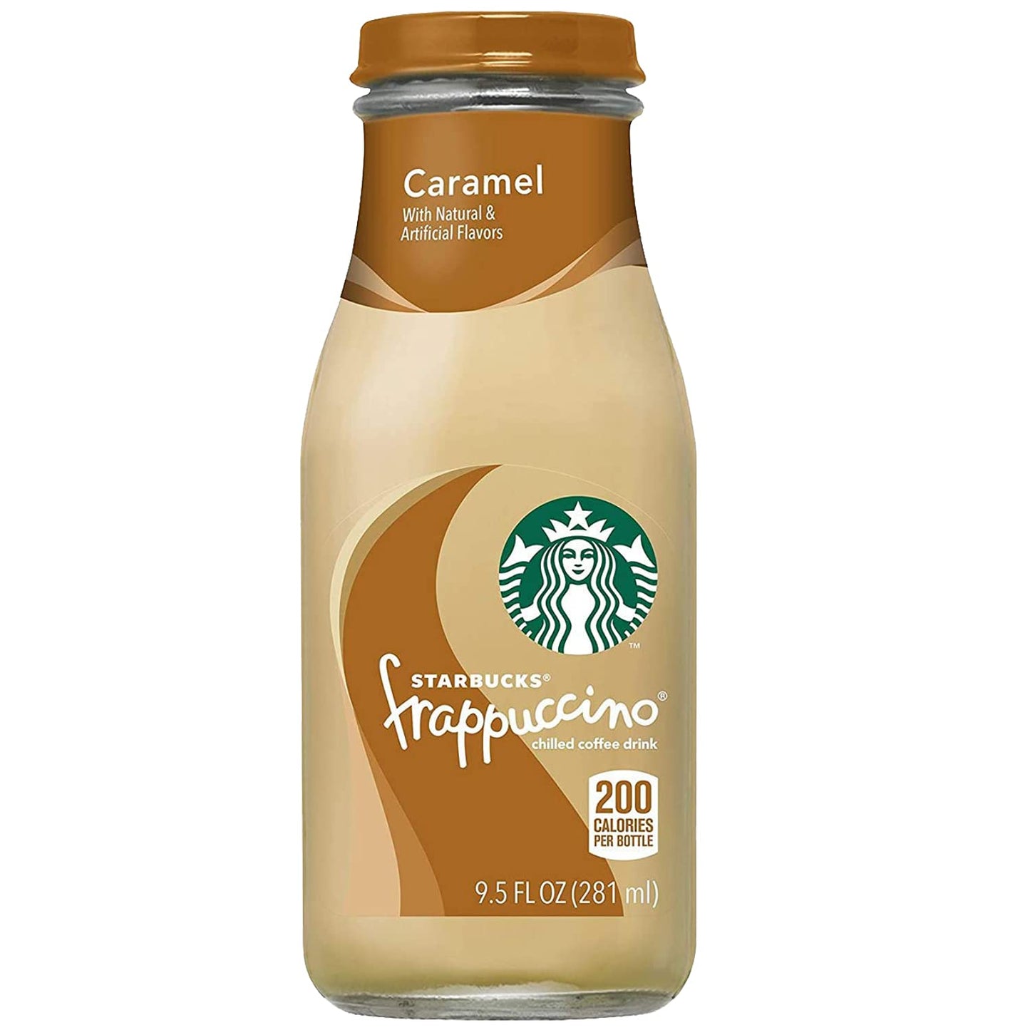 Starbucks Frappuccino Caramel Drink, 9.5 fl oz ℮ 281 ml