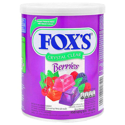 Fox's Crystal Clear Mix Berries Candy, 6.35 oz ℮ 180 g, 2 Pack - Double mix berries candy!