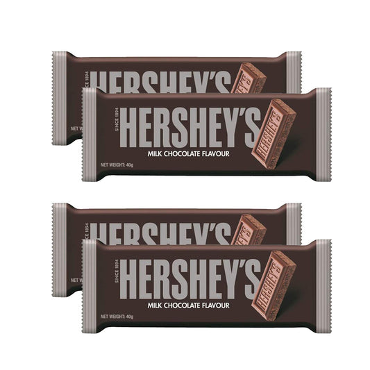 Hershey's Milk Chocolate, 4 X 40 g - Four 40g bars of classic milk chocolate.