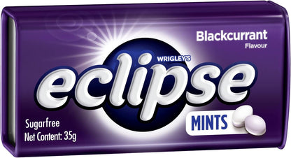 Wrigley's Eclipse Blackcurrant Sugar-Free Mint Tin - 35g - Experience Intense Freshness!