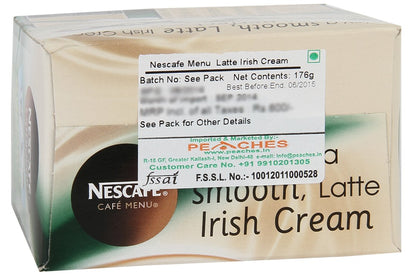 Nescafe Gold Irish Latte Coffee, 6.21 oz ℮ 176 g - "Irish Latte Gold - A Taste of Ireland in Every Sip!"