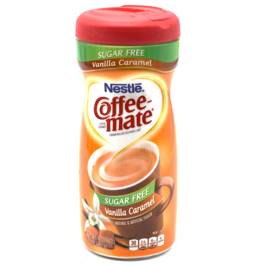 Coffee Mate Powder Coffee Creamer, Sugar Free, Vanilla Caramel, 10.2 oz (289.1 g) - Sugar-free vanilla caramel creamer