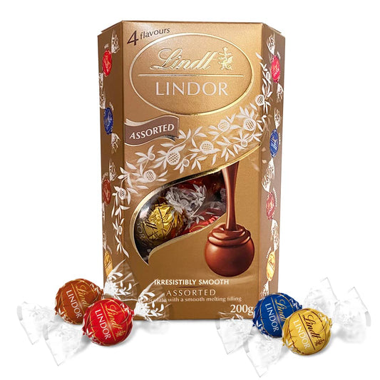 Lindt LINDOR Assorted Chocolate Truffles, 7.05 oz / 200 g