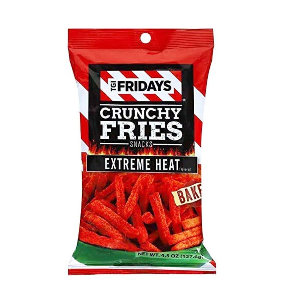 T.G.I Friday's Extreme Heat Baked Crunchy Fries Pouch, 127.8 g