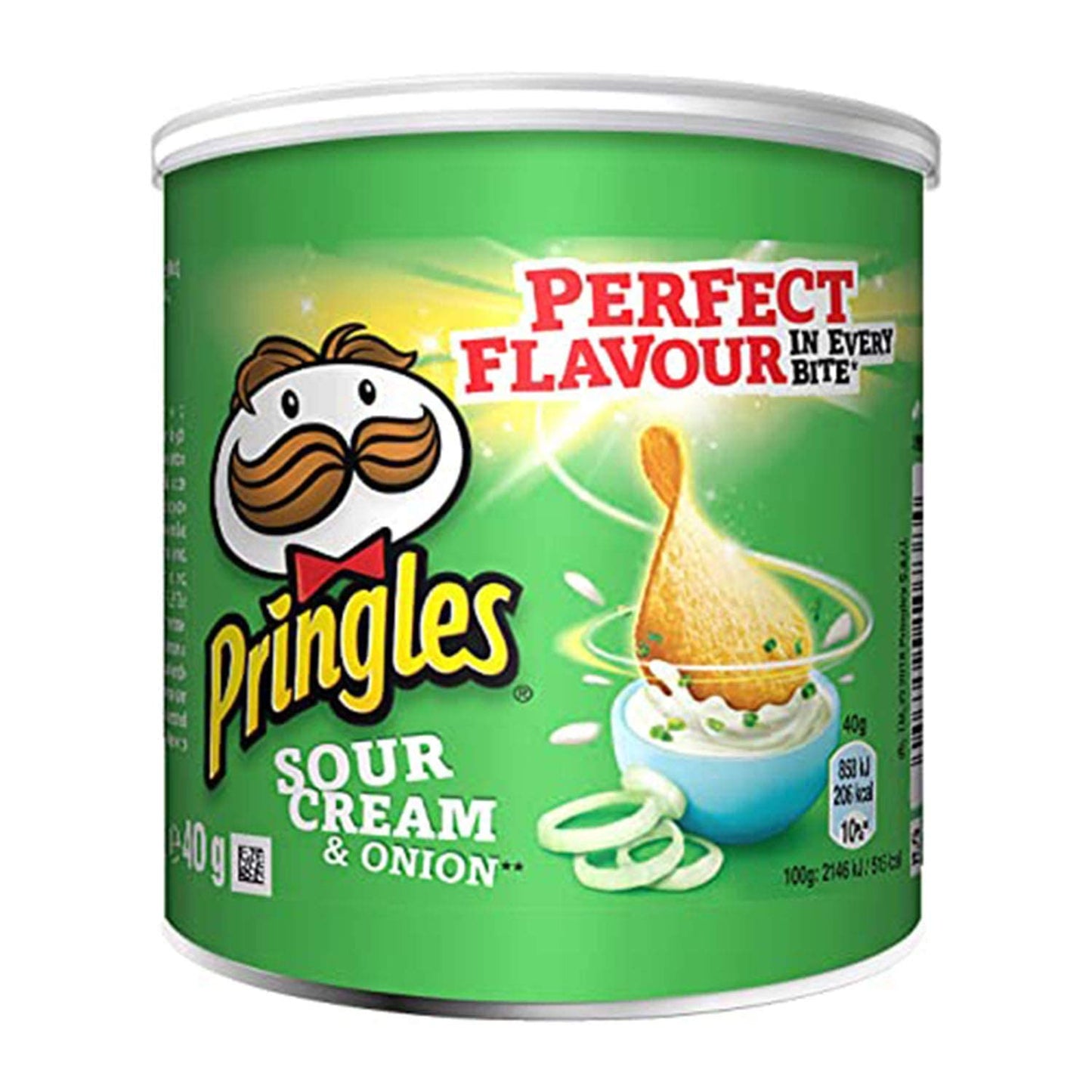 Pringles Sour Cream & Onion Pop & Go, 40 g - Sour cream and onion Pringles snack!