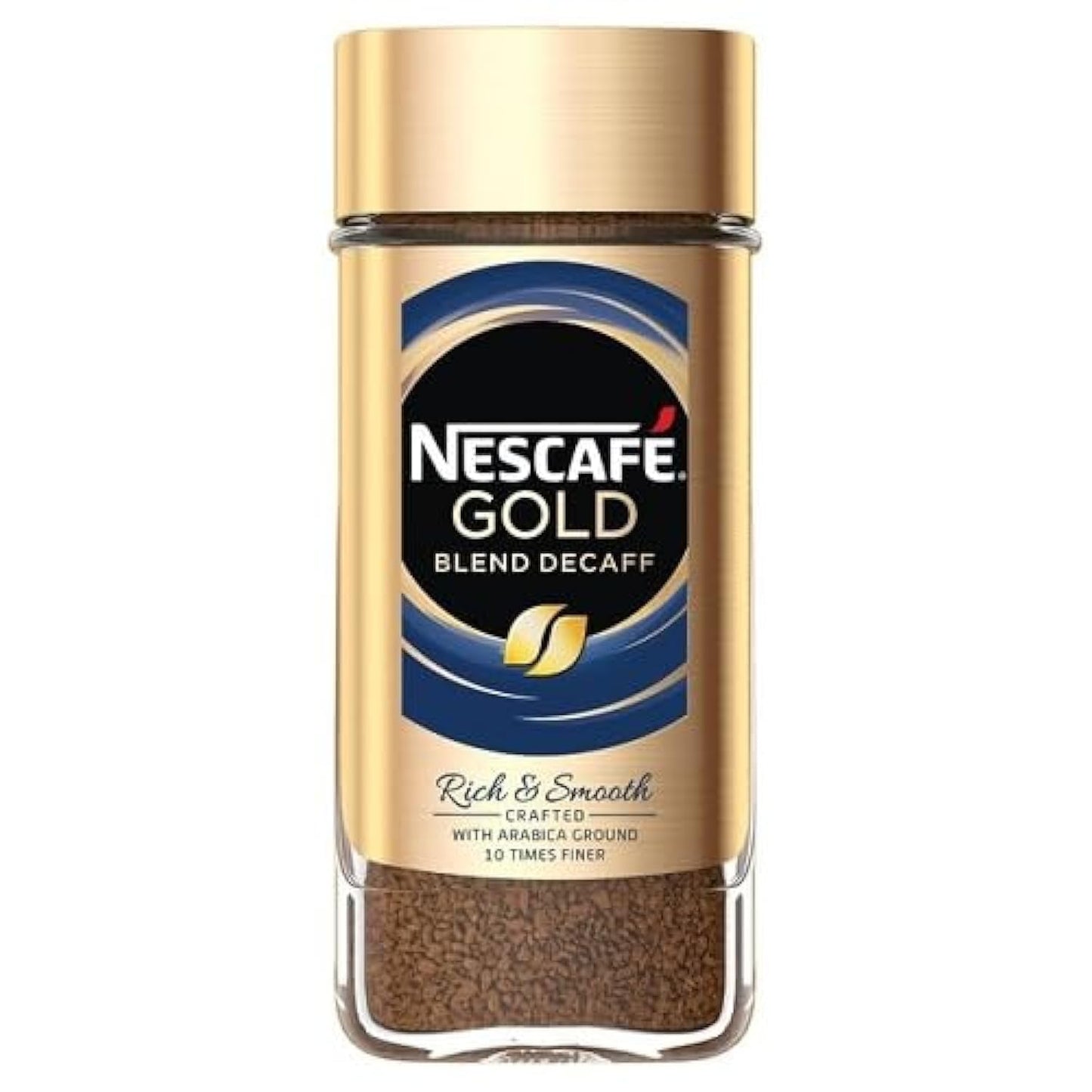 Nescafe Gold Blend Decaff Ground Coffee Glass Bottle Rich Aroma & Smooth Taste, 3.35 Oz ? 95 G - "Decaff Gold Blend - Rich Aroma, Smooth Taste!"