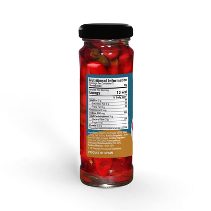 Abbie's Piri Piri Pepper in Brine, 200g (100g x 2 Units), Product of Spain - Spice Up Your Meals!