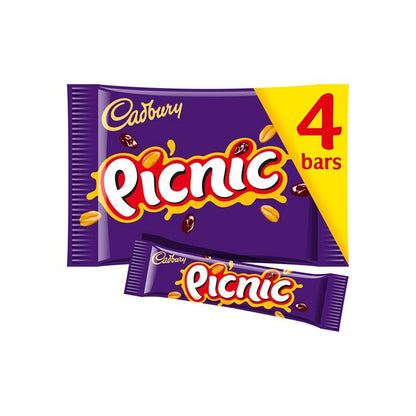 Cadbury Picnic Bars 4 Pack 128g - Picnic bar pack