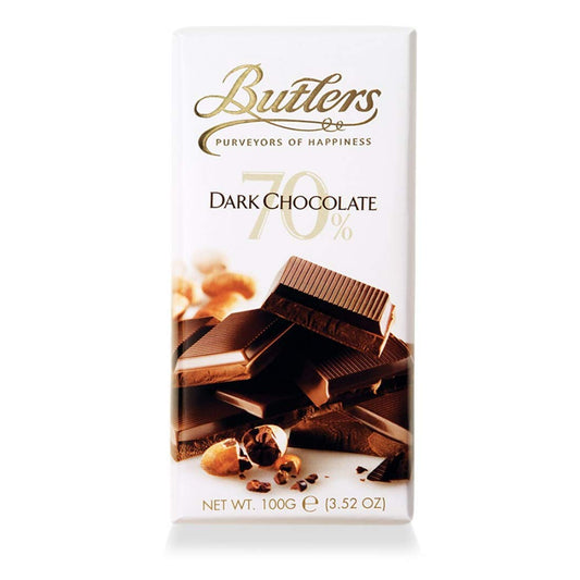 Butlers 70% Dark Chocolate, 100g - Dark delight