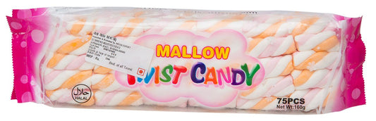 MALLOW TWIST CANDY 160G - "Twisted Marshmallow Candy!"