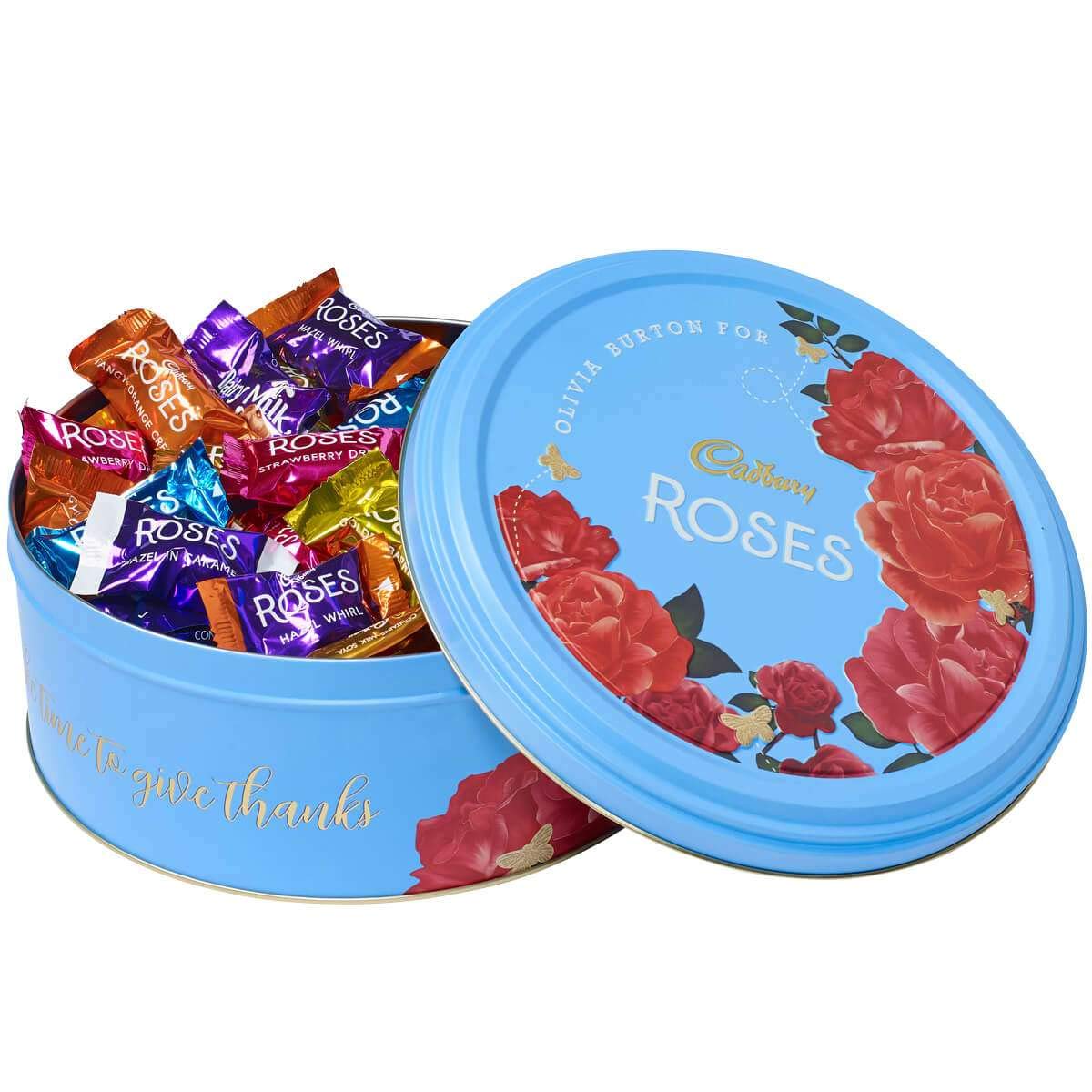 Cadbury Roses Chocolates Tin - 1.21kg - Roses in a tin