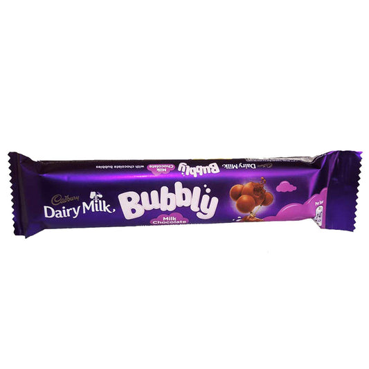 Cadbury Dairy Milk Bubbly Milk Chocolate, 28 g - Mini bubbles