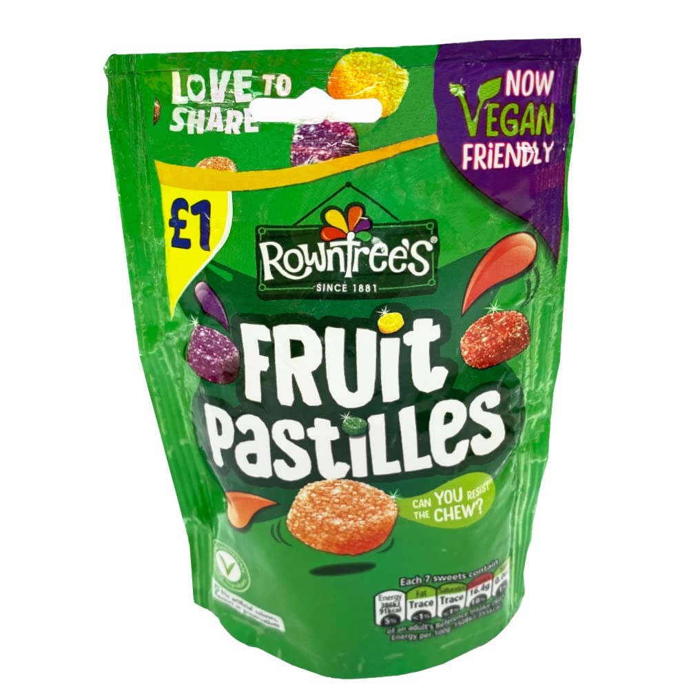 Rowntree's Fruit Pastilles, Vegan, 143g