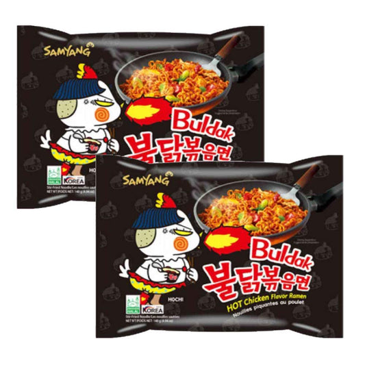 SAMYANG Hot Chicken Buldak Noodle Ramen Flavor (140G, Pack Of 2), 280 grams