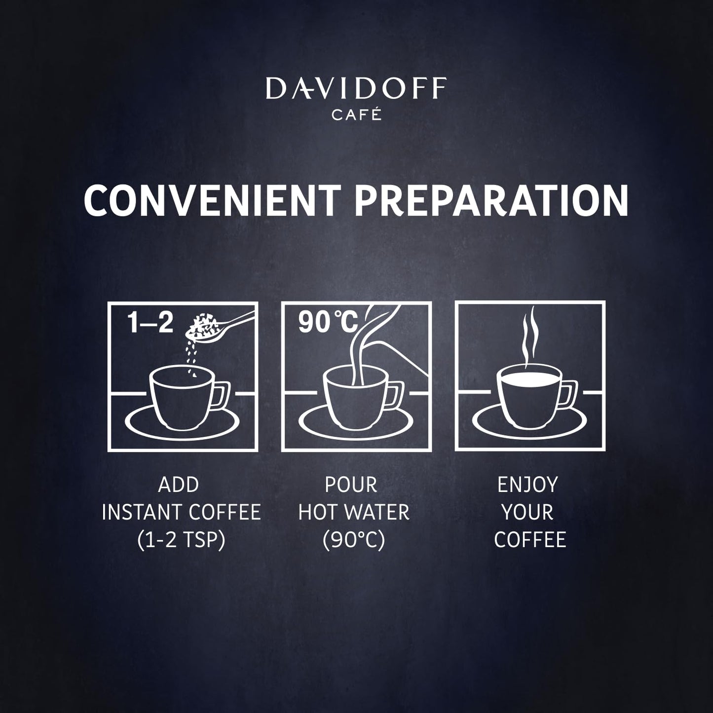 Davidoff Fine Aroma Instant Coffee 100% Arabica, 3.53 oz ℮ 100 g Pack of 2 - Pure Arabica pleasure!