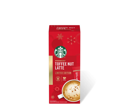 Starbucks Toffee Nut Latte Limited Edition 4 Sticks 86g