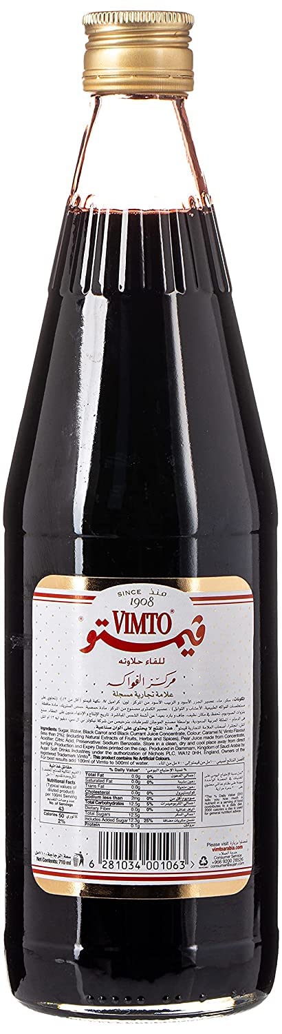 Vimto Fruit Cordial, 710g