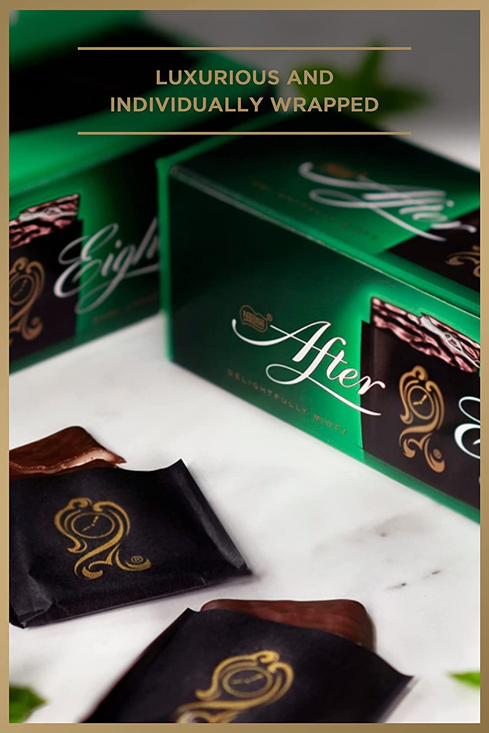 After Eight Mint Chocolate Thins, 300g - Classic Mint Elegance!