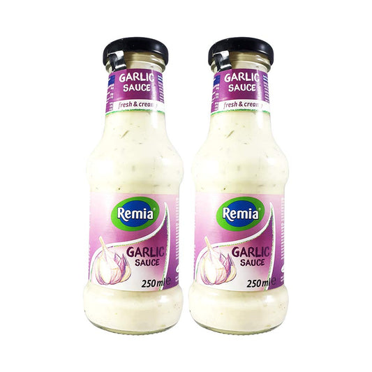 Remia Sauce Garlic, Pack of 2 - Double Garlic Goodness!