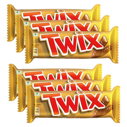 Twix Caramel Cookie Chocolates - 50gram Bar ( Pack of 6 )