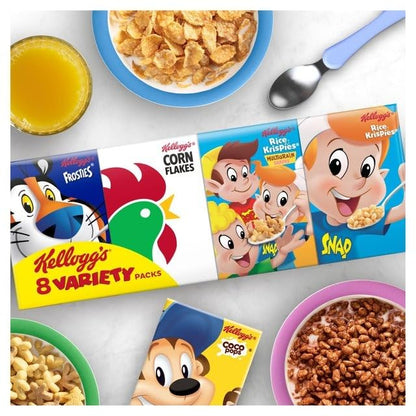 Kellogg's 8 Variety Packs - A mix of favorites with Kellogg's 8 Variety Packs.