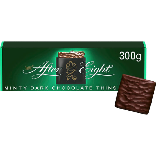 After Eight Mint Chocolate Thins, 300g - Classic Mint Elegance!