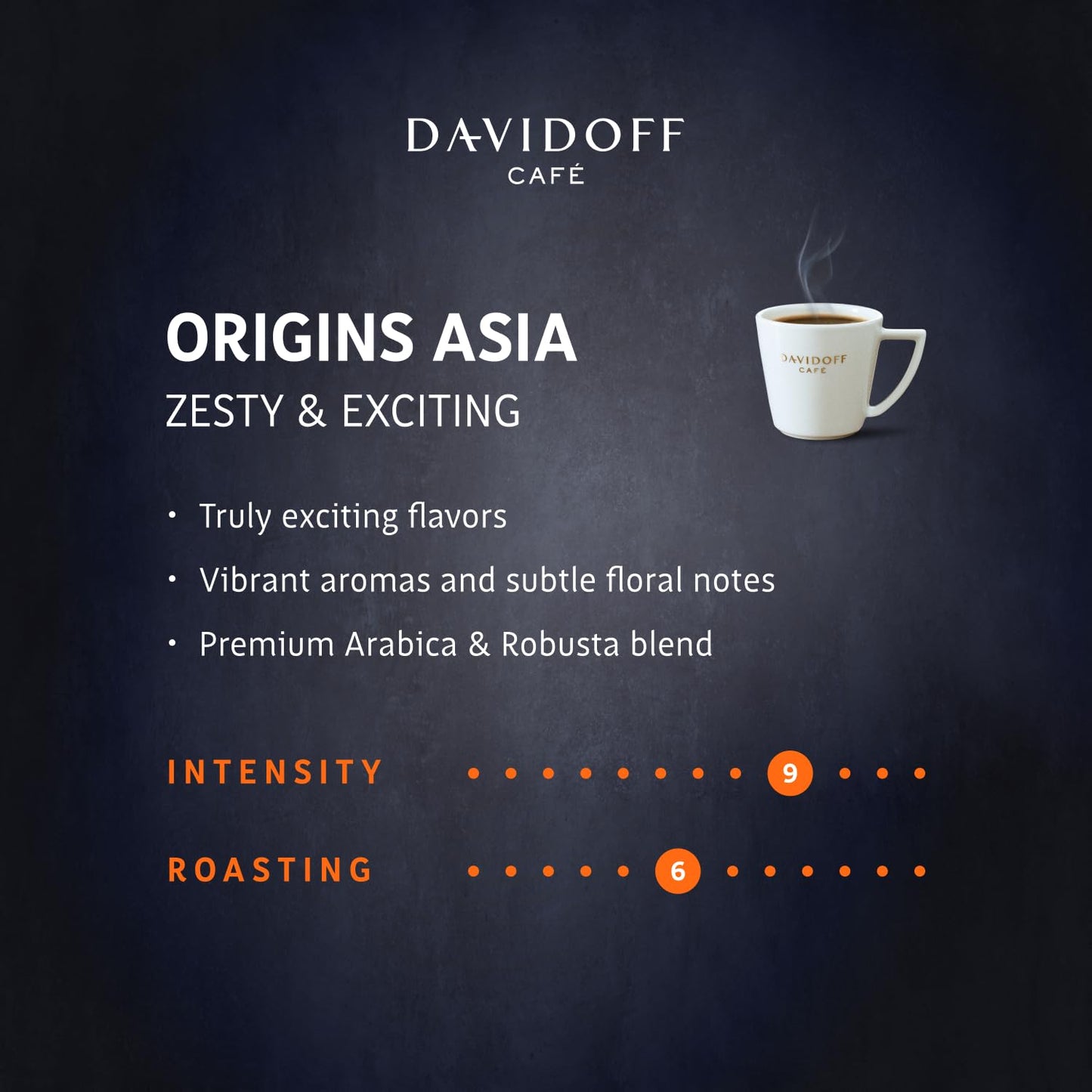 Davidoff Origins Asia Flavour Instant Coffee Granule Glass Bottle, 3.53 Oz ℮ 100 G - Asian aroma!