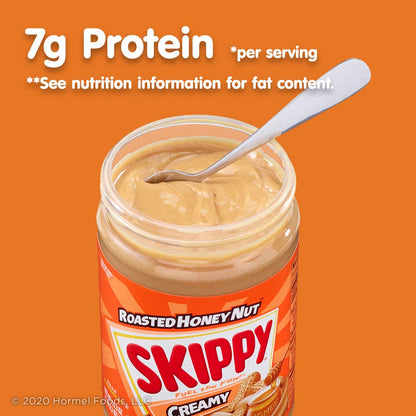 Skippy Creamy Roasted Honey Nut Peanut Butter, 16.3 oz / 462 g