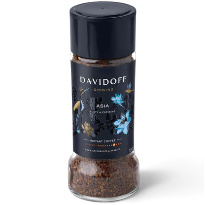 Davidoff Origins Asia Flavour Instant Coffee Granule Glass Bottle, 3.53 Oz ℮ 100 G - Asian aroma!