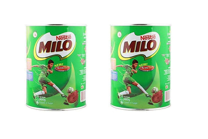 Nestlé Milo Activ Go Tin Imported (400) Tin Pack Of 2 - "Milo Activ Go - Imported Tin Pack of 2, 400g Each of Chocolatey Goodness!"