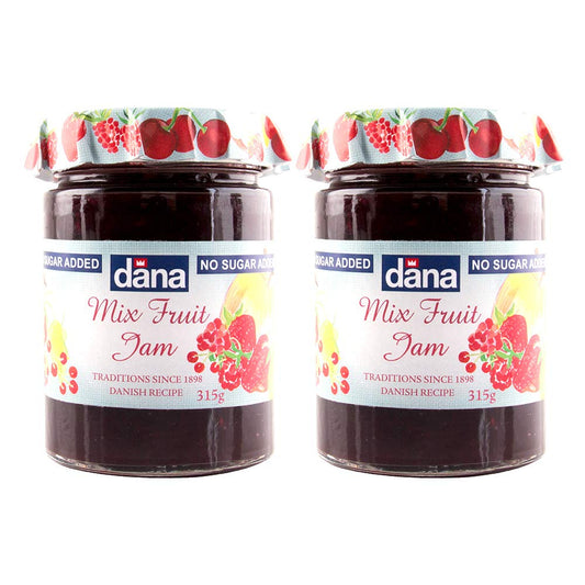 DANA Mixed Fruit Diabetic Spread, 315g, Pack of 2, Product of Poland - Diabetic delight!