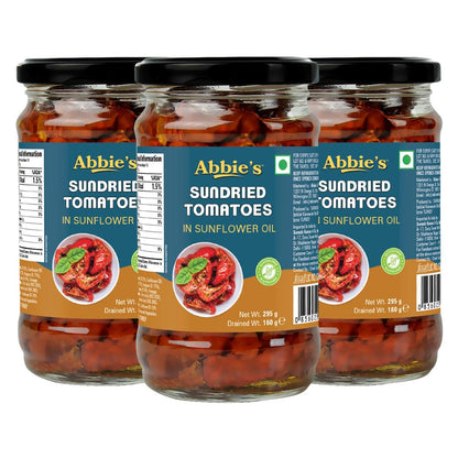 Abbie's Sundried Tomatoes, 280g, Product of Italy (Set of 3) - Triple the Italian Goodness!