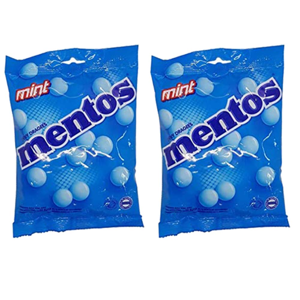 Mentos Chewy Dragees Mint 135g - "Refreshing Mint Mentos!"