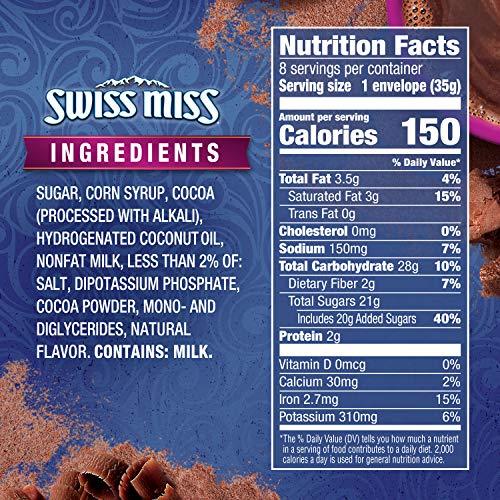 Swiss Miss Dark Chocolate Hot Cocoa Mix, 283 g (10002817)