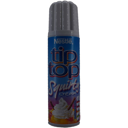 Nestlé Tip Top Squirty Cream, 250 g (Whip Cream Spray) - "Tip Top Squirty Cream - 250g of Whipped Cream Spray!"