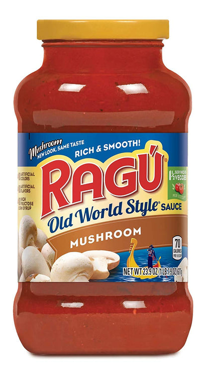 Ragu Mushroom Pasta Sauce 680 Gms ||Agnesi Penne Pasta 500Gms (Italian Cuisine) - Mushroom pasta sauce with Agnesi penne pasta!