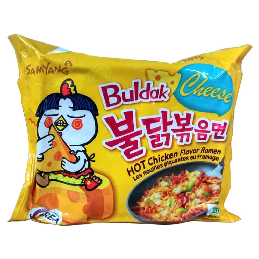 Samyang Hot Chicken Ramen Buldak Cheese Noodles, 140gm