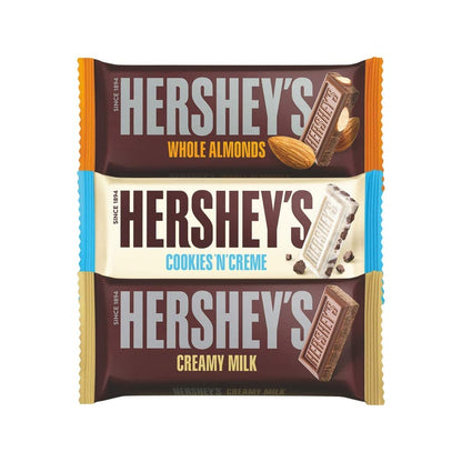 HERSHEY'S Cookies 'N' Creme Bar Chocolate | Delicious Crunchy Delights 40 grams - Pack Of 8 - Pack of 8 Cookies 'N' Creme bars, 40g each.