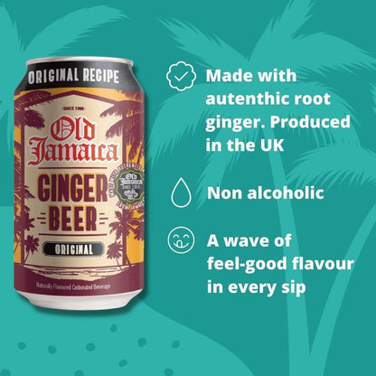 Old Jamaica Ginger Beer, Ginger Beer, 330 Milliliters, Vegetarian - "Spicy ginger refreshment!"