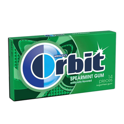 Wrigley's Orbit Spearmint Sugar-Free Gum - 1.16 oz / 33g - Stay Fresh!