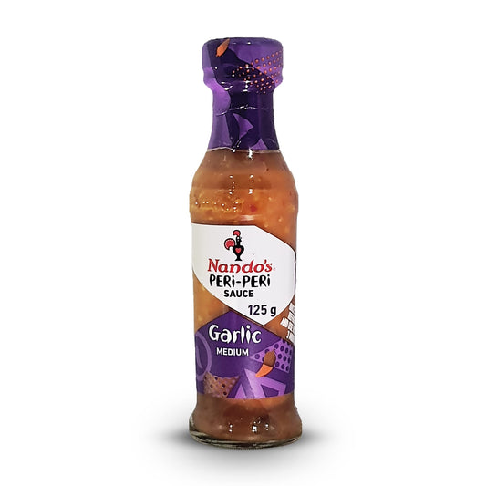 Nando's Peri Peri Chilli Sauce - Garlic, 125g, Product of The Netherlands - "Garlic Peri Peri Delight!"