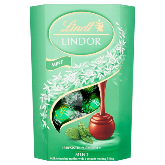 Lindt Lindor Mint Chocolate Truffles 200gm