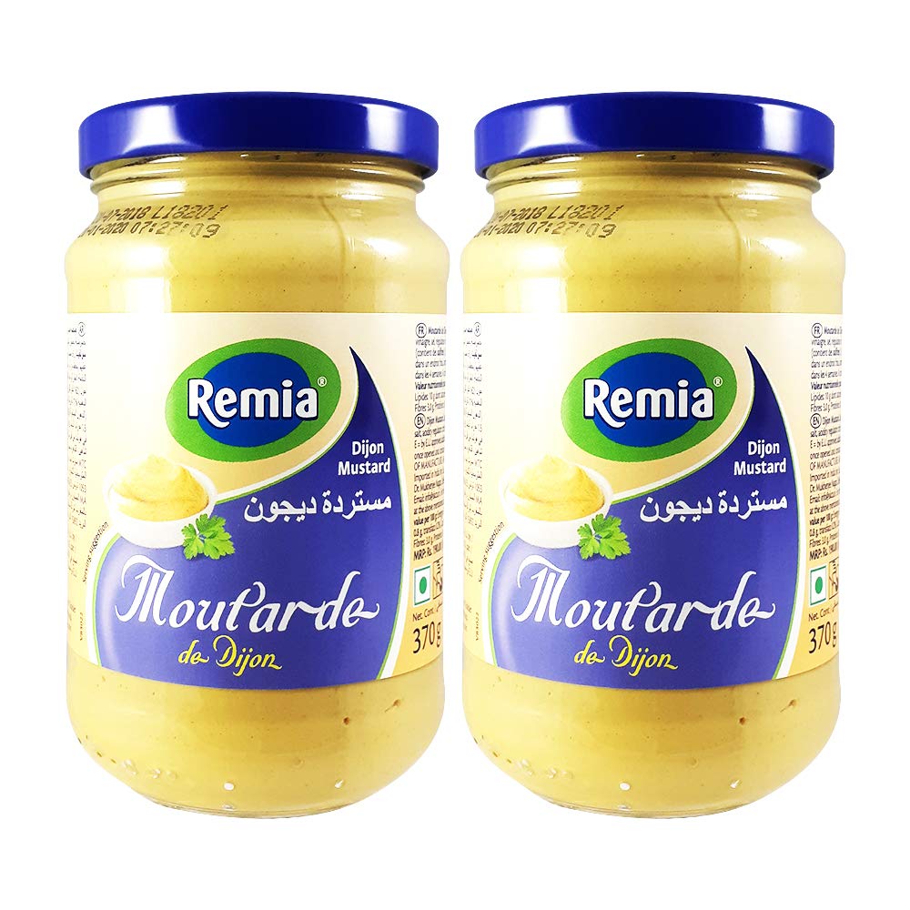 Remia Di Jon Mustard, 390g, Pack of 2, Product of Netherlands - Dutch Mustard Duo!