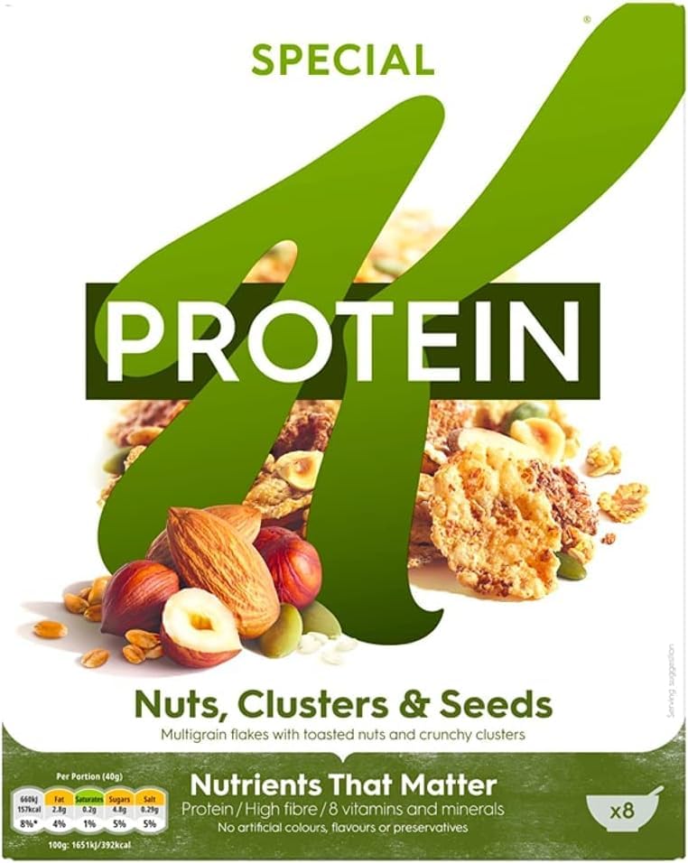 Special K Kellogg's Protein Nuts Clusters and Seeds, 330g - A healthy start to your busy day!