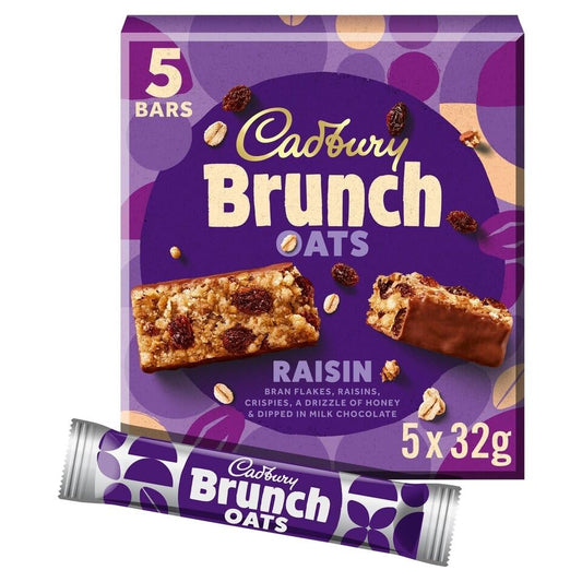 Cadbury Brunch Bar Oats Cereal Bar (Raisin) - Raisin the bar