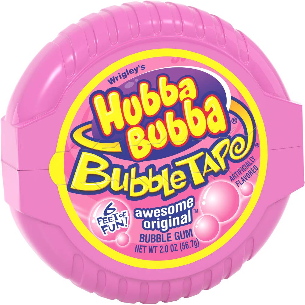 Hubba Bubba Bubble Tape Awesome Original Bubble Gum, 2 oz / 56.7 g - Original bubble tape, 56.7g of bubble-blowing fun.