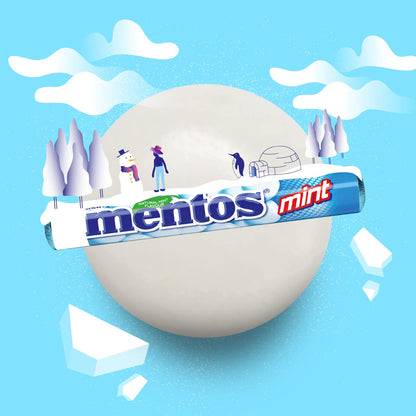 Mentos Mint Roll, 6 x 29 g - "Six Pack Mint Rolls!"