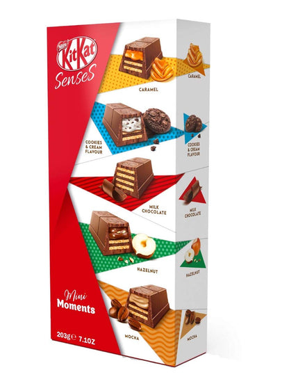 Nestlé Kitkat Mini Moments Milk Chocolate, 12Pcs, Pack Of 1, Multicolour - 203 Gm - Indulge in a moment of sweetness with Nestlé Kitkat Mini Moments Milk Chocolate, 12Pcs, Pack Of 1, Multicolour - 203 Gm.